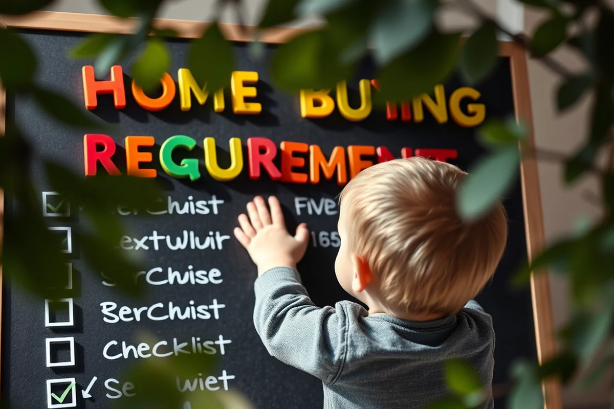 home buying requirements checklist — Home Buying Requirements Checklist