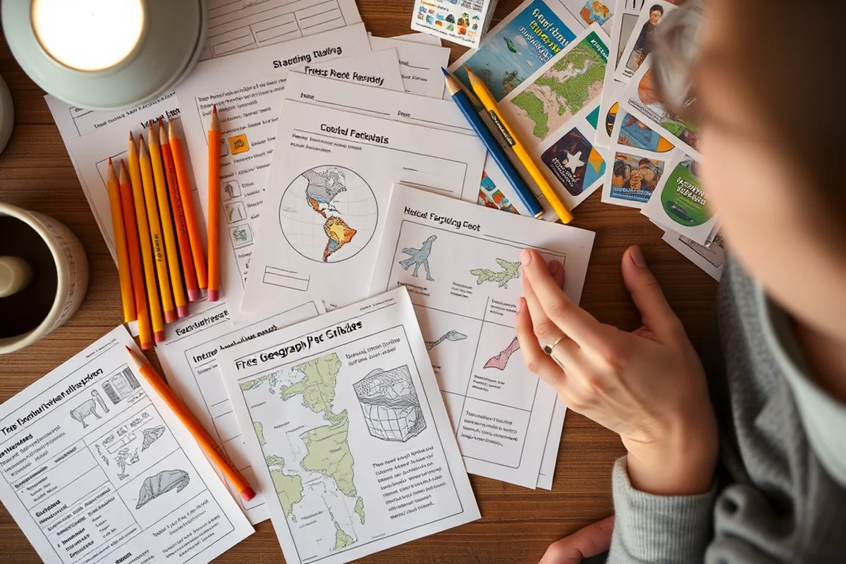 geography homeschool curriculum free — Geography Homeschool Curriculum Free (the finished result)