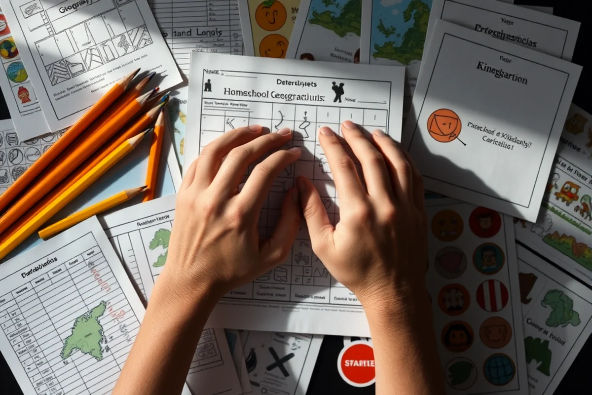 homeschool geography curriculum kindergarten — Homeschool Geography Curriculum Kindergarten (the finished result)