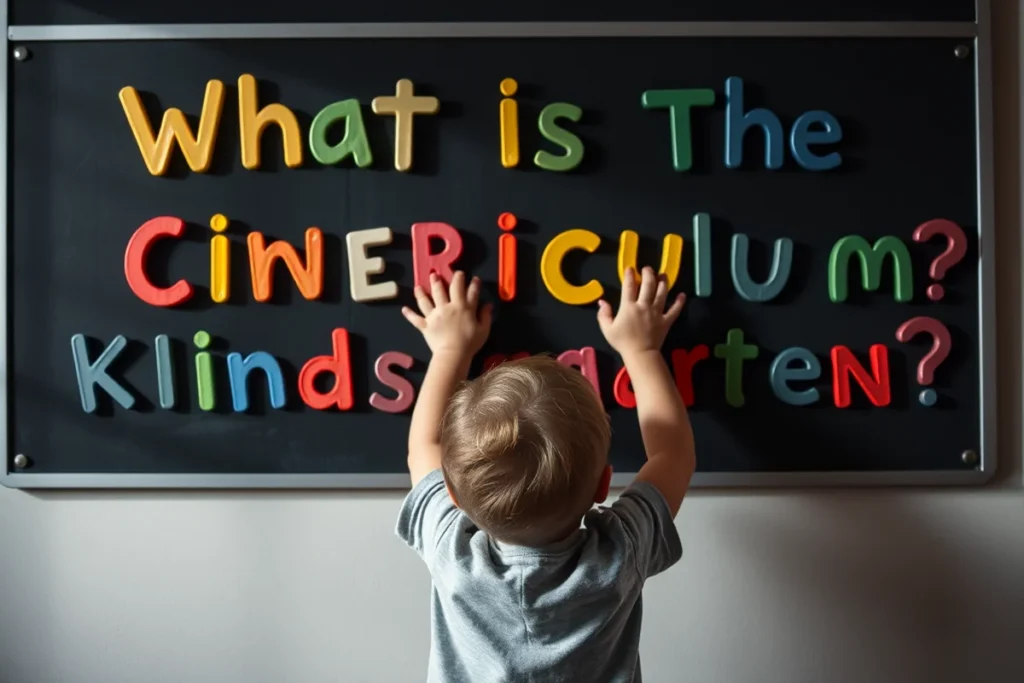 What Is The Curriculum For Kindergarten