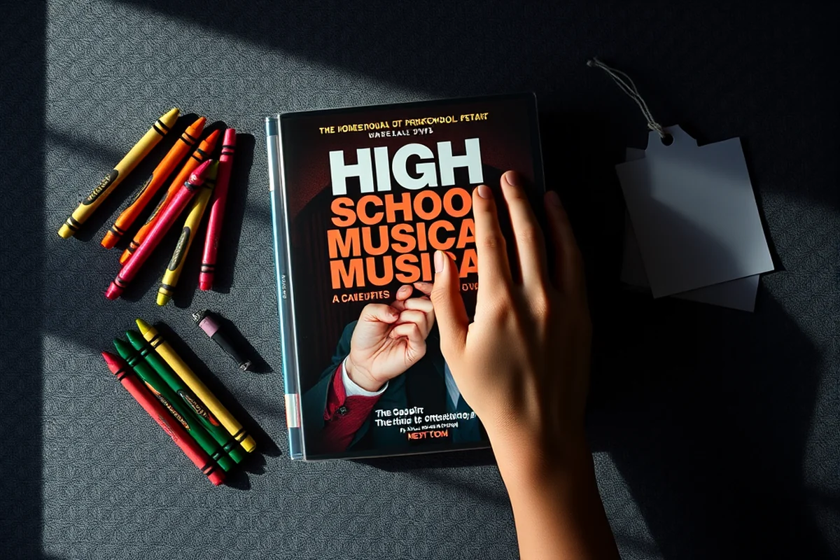 high school musical dvd — High School Musical Dvd (the finished result)